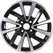 R15 6,0*15 4*98 +35 58,5 КиК Granta FL (KC899) Алмаз черный Автомобильный диск