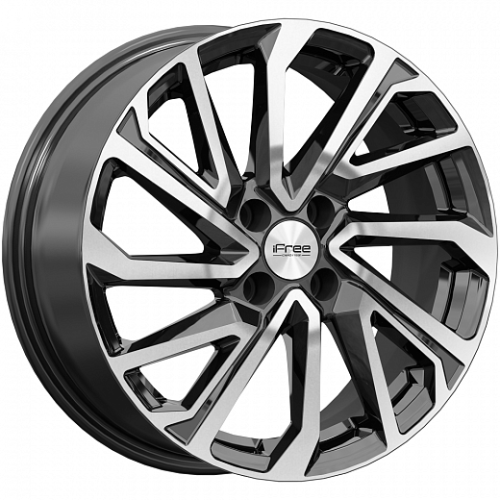 R16 6,5*16 4*100 +45 60,1 IFREE Original Heom (KC1172) Алмаз черный Автомобильный диск